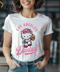 Hello Kitty Los Angeles Dodgers Shirt