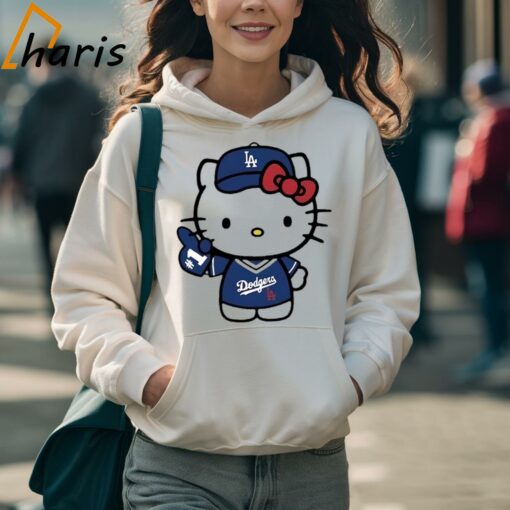 Hello Kitty Los Angeles Dodgers Shirt