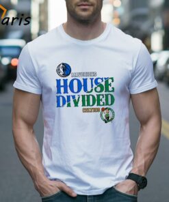 House Divided Boston Celtics vs Dallas Mavericks T-Shirt