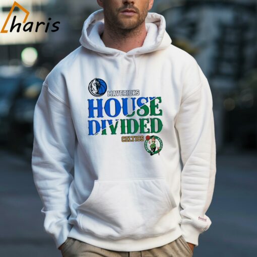 House Divided Boston Celtics vs Dallas Mavericks T-Shirt