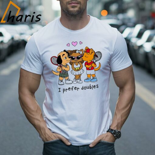 I Prefer Doubles Tennis Challengers 2024 Animals Shirt