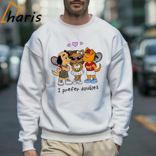 I Prefer Doubles Tennis Challengers 2024 Animals Shirt