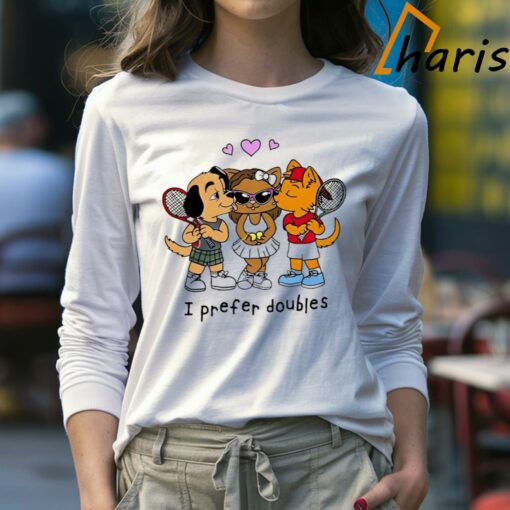 I Prefer Doubles Tennis Challengers 2024 Animals Shirt