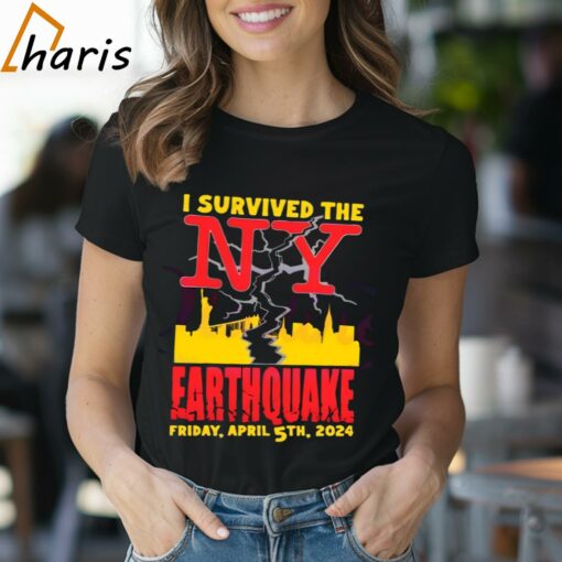 I Survived The NY Earthquake April 2024 Shirt