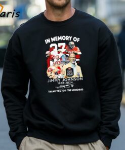 In Memory Of Jimmy Johnson 1938 2024 Thank You For The Memories Signature Shirt 4