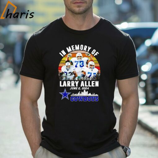 In Memory Of Larry Allen 2024 Dallas Cowboys Vintage Shirt