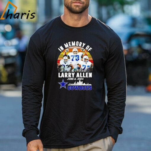 In Memory Of Larry Allen 2024 Dallas Cowboys Vintage Shirt