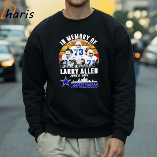 In Memory Of Larry Allen 2024 Dallas Cowboys Vintage Shirt