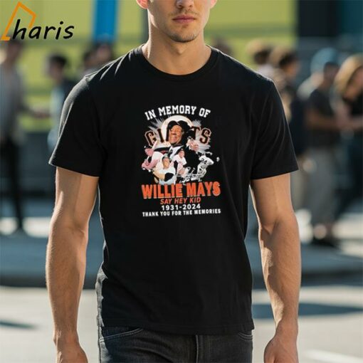 In Memory Of Willie Mays Say Hey Kid Shirt