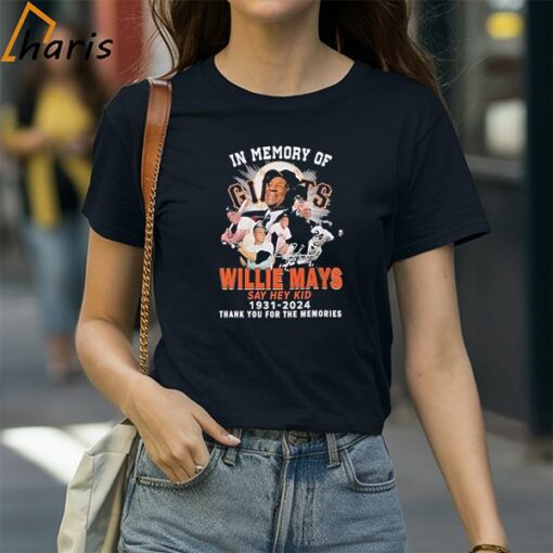 In Memory Of Willie Mays Say Hey Kid Shirt