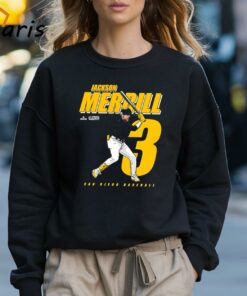 Jackson Merrill 3 Player San Diego Baseball T shirt 3