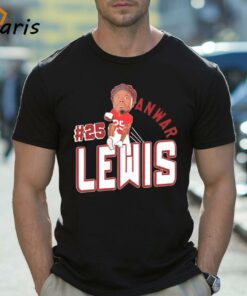 Jacksonville State Gamecocks Anwar Lewis 25 Cartoon Shirt