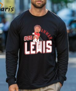 Jacksonville State Gamecocks Anwar Lewis 25 Cartoon Shirt 3