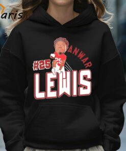 Jacksonville State Gamecocks Anwar Lewis 25 Cartoon Shirt 5