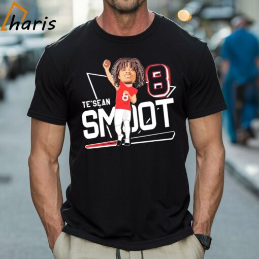 Jacksonville State Gamecocks Te’sean Smoot 8 Cartoon Shirt