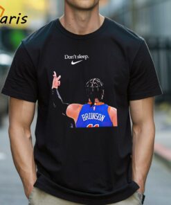 Jalen Brunson New York Knicks Don’t Sleep Shirt