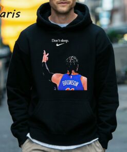 Jalen Brunson New York Knicks Dont Sleep Shirt 5