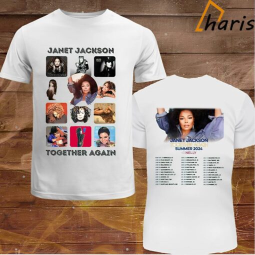 Janet Jackson Together Again 2024 Tour T-Shirt