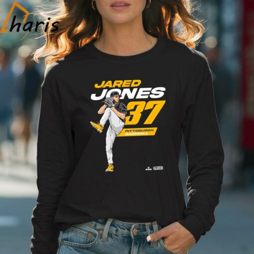 Jared Jones #37 Player Pittsburgh Baseball T-shirt