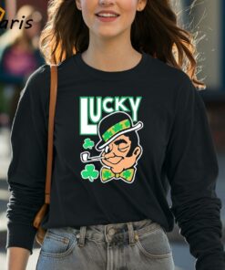 Jayson Tatum Wearing Lucky Celtics 2024 Shirt 4