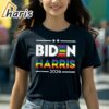 Joe Biden Kamala Harris 2024 Rainbow Gay Pride LGBT Shirt