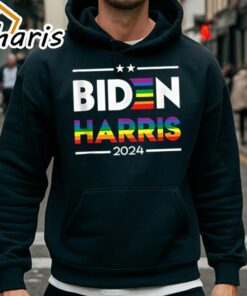 Joe Biden Kamala Harris 2024 Rainbow Gay Pride LGBT Shirt 3