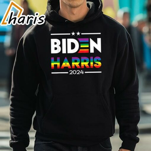 Joe Biden Kamala Harris 2024 Rainbow Gay Pride LGBT T-shirt