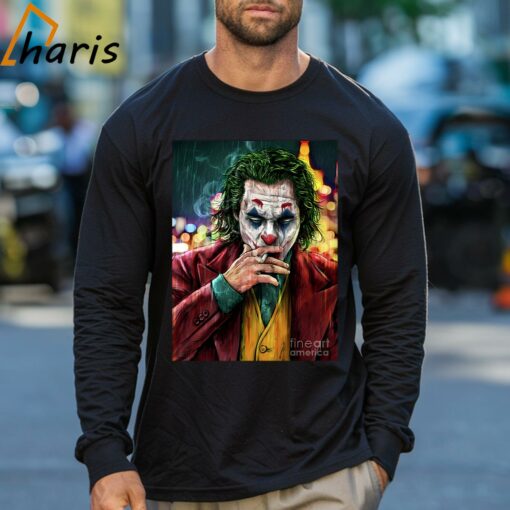 Joker Smoking T-shirt gift for men