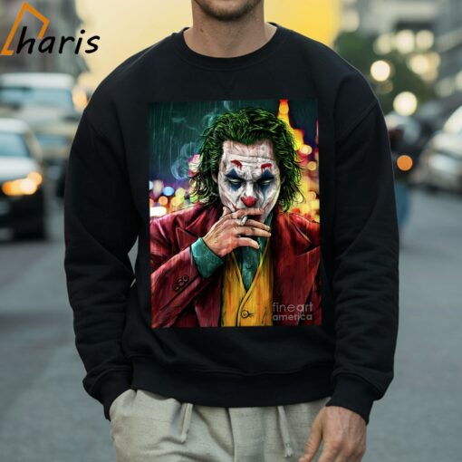 Joker Smoking T-shirt gift for men