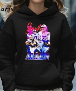 Josh Allen Buffalo Bills Graphic Retro Shirt 5