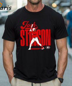 Josh Stinson Player Georgia NCAA Baseball Collage Poster Shirt