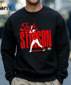 Josh Stinson Player Georgia NCAA Baseball Collage Poster Shirt 4