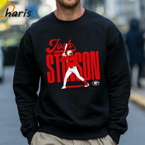 Josh Stinson Player Georgia NCAA Baseball Collage Poster Shirt