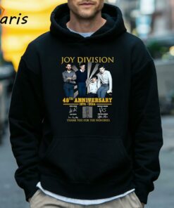 Joy Division 48th Anniversary 1976 2024 Thank You For The Memories Signatures T shirt 5