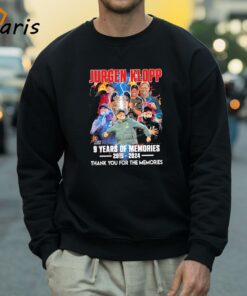 Jurgen Klopp 9 Years Of Memories 2015 2024 Thank You For The Memories Shirt 4