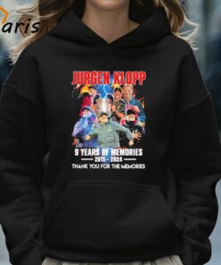 Jurgen Klopp 9 Years Of Memories 2015 2024 Thank You For The Memories Shirt 5