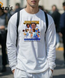 Justin Herbert Los Angeles Chargers Retro Shirt 2 Justin Herbert Los Angeles Chargers Retro Shirt 3