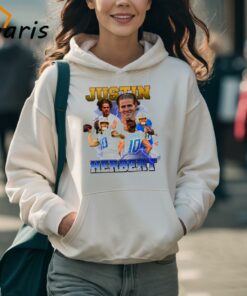 Justin Herbert Los Angeles Chargers Retro Shirt 3 Justin Herbert Los Angeles Chargers Retro Shirt 4