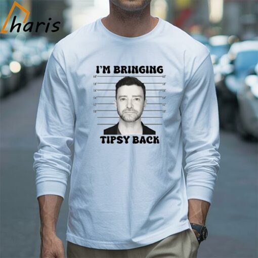 Justin Timberlake I’m Bringing Tipsy Back Graphic Mugshot Shirt