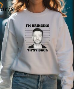 Justin Timberlake Im Bringing Tipsy Back Graphic Mugshot Shirt 4