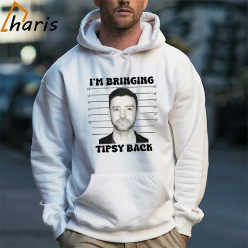 Justin Timberlake I’m Bringing Tipsy Back Graphic Mugshot Shirt