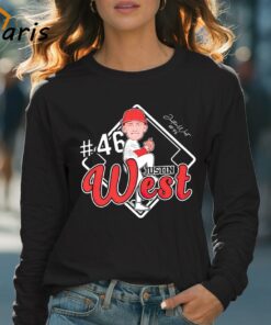 Justin West Louisville Cardinals Baseball Signature Shirt 4