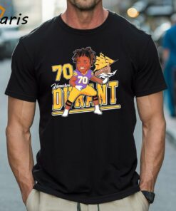 Kameron Durant ECU Offensive Lineman Caricature Shirt