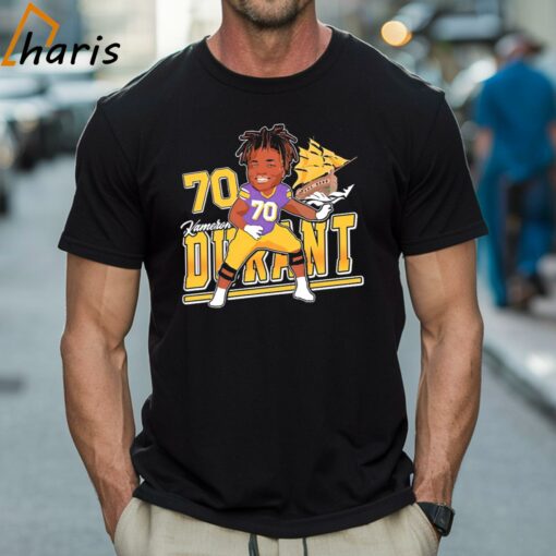 Kameron Durant ECU Offensive Lineman Caricature Shirt