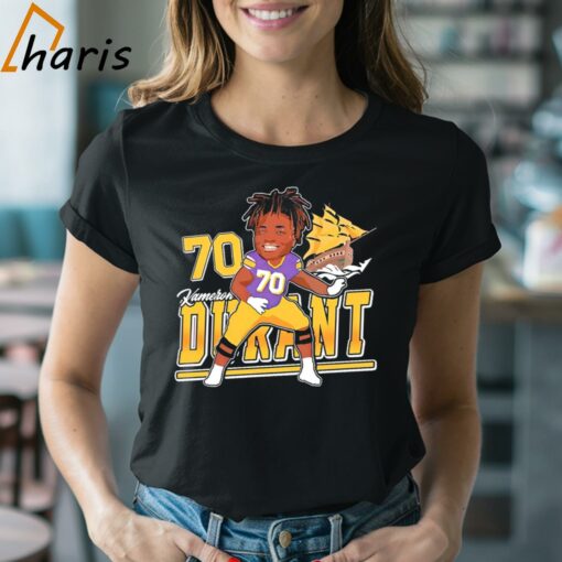 Kameron Durant ECU Offensive Lineman Caricature Shirt