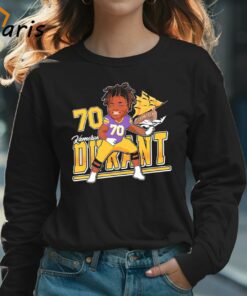 Kameron Durant ECU Offensive Lineman Caricature Shirt 3