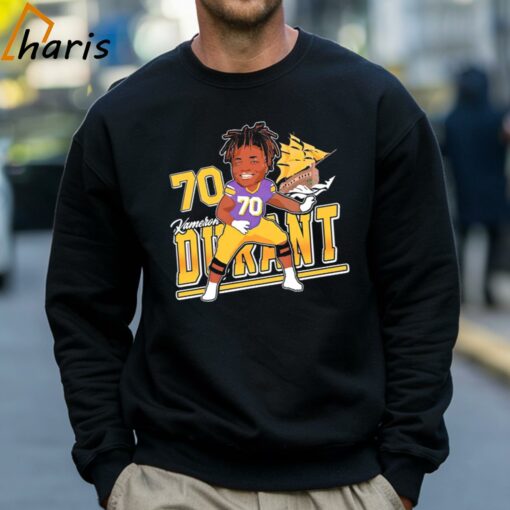 Kameron Durant ECU Offensive Lineman Caricature Shirt