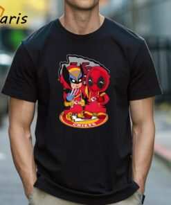 Kansas City Chiefs Marvel Wolverine Deadpool True Friends T-shirt