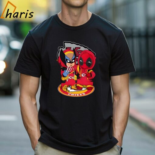 Kansas City Chiefs Marvel Wolverine Deadpool True Friends T-shirt