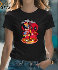 Kansas City Chiefs Marvel Wolverine Deadpool True Friends T-shirt